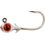 Z-man Trout Eye Finesse Jigheads, Red, 1/8oz, 3 per Pack, TEFH18-01PK3