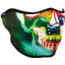 Zan Headgear Neoprene Half Face Mask, Electric Skull - WNFM098H
