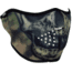 Zan Headgear Neoprene Half Face Mask, Woodland Tie Dye Skull - WNFM611H