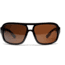 Zeal Optics Brody Mens Sunglasses, Black Gloss Frame and Polarized Copper Lens 10007