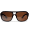 Zeal Optics Brody Mens Sunglasses, Brown Plaid Frame and Polarized Copper Lens 10010