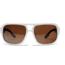 Zeal Optics Brody Mens Sunglasses, White Gloss Frame and Polarized Copper Lens 10008
