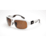 Zeal Optics Brody Mens Sunglasses, White Gloss Frame and Polarized Copper Lens 10008