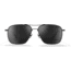 Zeal Optics Pescadero Eco-Friendly Stainless Steel Aviator Polarized Sunglasses, Black/Dark Grey, Medium, 12006