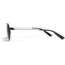 Zeal Optics Pescadero Eco-Friendly Stainless Steel Aviator Polarized Sunglasses, Black/Dark Grey, Medium, 12006