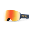 Zeal Optics Portal Goggles, Navajo Navy Frame, Phoenix Mirror/Sky Blue Mirror Lens, 11335