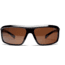 Zeal Optics Ridgeline Sunglasses, Black Gloss Frame and Polarized Copper Lens 10063
