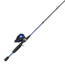 Zebco 33 CustomZ Spincast Reel and Rod Combo, 6ft 2-PC Fiberglass Rod w/ EVA Handle, QuickSet Anti-Reverse Reel w/ Bite Alert, Blue, 33CZBL602MA.NS4