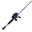 Zebco 33 CustomZ Spincast Reel and Rod Combo, 6ft 2-PC Fiberglass Rod w/ EVA Handle, QuickSet Anti-Reverse Reel w/ Bite Alert, Blue, 33CZBL602MA.NS4