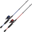 Zebco 33 Micro Custom Z Spincast Reel and Rod Combo, 5ft, 2-PC Fiberglass Rod, Ultra-Lt, Mod-Fast, SZ 10 Reel, 4.3-1 Ratio, 4lb Line, Red/Blue Assort, 33MCCZ502ULA.NS4
