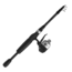Zebco 33 Micro Triggerspin Spincast Reel and Telescopic Rod Combo, Extendable 19in to 5ft Telescopic Pole, QuickSet Anti-Reverse Reel w/ Bite Alert, Silver/Black, 33MTN505ULTEL.FB4
