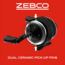 Zebco 33 Spincast Reel and Rod Combo, 5ft 6in 2-PC Fiberglass Rod, QuickSet Anti-Reverse Reel w/ Bite Alert, Including BONUS Reel, Silver, 3333N.BP4