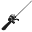 Zebco 33 Pistol Spincast Reel and Rod Combo, 5ft 6in 2-PC Fiberglass Rod w/ EVA Handle, QuickSet Anti-Reverse Reel w/ Bite Alert, Silver, 33562PMA.NS4