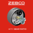 Zebco 33 Platinum Spincast Combo Rod, 5ft 6in, Medium, Moderate, 2 Pieces, Silver, 33NPL.BP4