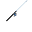 Zebco 33 Salt Fisher Spincast Reel and Rod Combo, 6ft 6in 2-PC Telescopic Rod, Medium-Heavy, SZ 30 Reel, 3.6-1 Ratio, 4-PC Strike King Tackle Kit, Blue, 33SWSK662MH.FB4