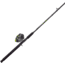 Zebco Big Cat XT Spinning Combo, Medium-Heavy Power, 2 Piece, 7 ft, Silver/Black, BCATSC702MH