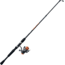 Zebco Crappie Fighter Spinning Combo, 78 in, Gray/Orange, CRFUL662LA.NS4