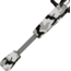 Zebco Folds Of Honor Spincast Combo, Medium-Light Power, 6 ft, Silver/Black, FOHS20602MA.NS4