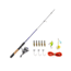 Zebco Ready Tackle Panfish 10sz 5 ft 6 in Spinning Combo w/Strike King Tackle, 2 Pieces, Light, 21-44695