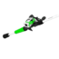 Zebco Roam Baitcast Reel and Rod Combo, 6ft 6in 2-PC Fiberglass Pole w/ Split-Grip MaxTac Handle, Lightweight Graphite Frame, LH Retrieve, Green, ROAMGR101662MH.NS3