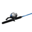 Zebco Salt Fisher 33 Spincast Reel and Rod Combo, 6ft 6in 2-PC Medium-Heavy, Moderate-Fast Fiberglass Rod, Interchangeable Retrieve, 12lb Line, Blue/Silver, SF33N662MH.NS3