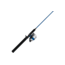 Zebco Salt Fisher 33 Spincast Reel and Rod Combo, 6ft 6in 2-PC Medium-Heavy, Moderate-Fast Fiberglass Rod, Interchangeable Retrieve, 12lb Line, Blue/Silver, SF33N662MH.NS3