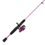Zebco Slingshot Spinning Reel and Rod Combo, 6ft 2-PC Pole, SZ 20 Reel, Changeable Righ/Left Retrieve, Pre-Spooled w/ 8lb Zebco Cajun Line, Purple, SLSPPL602ML.NS4