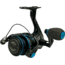 Quantum Smoke Saltwater Spinning Reel, 6.0-1, 11+1, Ambidextrous, Size 40, Black, SSM40XPT.BX2