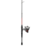 Zebco Verge Spinning Reel and Rod Combo, 6ft 6in 2-PC Pole, SZ 30 Reel, Changeable Righ/Left Retrieve, Pre-Spooled w/ 10lb Zebco Line, Black, VERGE30662M.NS3