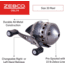 Zebco Zd2, 06, Cp3 Delta 2 Spincast Reel, Clam Pack, 6lb, ZD2.06.CP3
