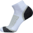 Zensah Grit Run Sock Qtr White Large 8564-101-05