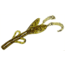 Zoom Baby Brush Hog Creature Bait, 12 Pack, 4in, Amber Black, 042214X