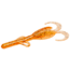Zoom Baby Brush Hog Creature Bait, 12 Pack, 4in, Bourbon Blaze, 042416X