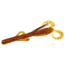 Zoom Baby Brush Hog Creature Bait, 12 Pack, 4in, Cajun Craw, 042391X