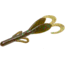 Zoom Baby Brush Hog Creature Bait, 12 Pack, 4in, Green Pump Purple Green, 042349X