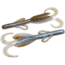 Zoom Baby Brush Hog Creature Bait, 12 Pack, 4in, Green Pumpkin Blue Flash, 042294X