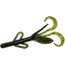 Zoom Baby Brush Hog Creature Bait, 12 Pack, 4in, Green Pumpkin Green, 42184