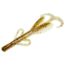 Zoom Baby Brush Hog Creature Bait, 12 Pack, 4in, Green Pumpkin/Pearl, 042235X
