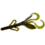 Zoom Baby Brush Hog Creature Bait, 12 Pack, 4in, Green Pumpkin Prp Gold, 042249X