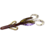 Zoom Baby Brush Hog Creature Bait, 12 Pack, 4in, Huckleberry, 042407X