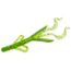 Zoom Baby Brush Hog Creature Bait, 12 Pack, 4in, Kudzu, 042102X
