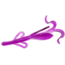 Zoom Baby Brush Hog Creature Bait, 12 Pack, 4in, Old Purple, 042065X