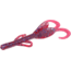Zoom Baby Brush Hog Creature Bait, 12 Pack, 4in, Plum, 042004X