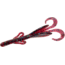 Zoom Baby Brush Hog Creature Bait, 12 Pack, 4in, Plum Apple, 042113X