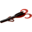 Zoom Baby Brush Hog Creature Bait, 12 Pack, 4in, Red Shad, 042029X