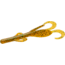 Zoom Baby Brush Hog Creature Bait, 12 Pack, 4in, Rootbeer Pepper Green, 42097