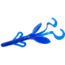 Zoom Baby Brush Hog Creature Bait, 12 Pack, 4in, Sapphire Blue, 042110X