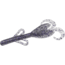 Zoom Baby Brush Hog Creature Bait, 12 Pack, 4in, Smoke Purple, 042010X