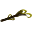 Zoom Baby Brush Hog Creature Bait, 12 Pack, 4in, Tilapia, 042394X