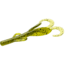 Zoom Baby Brush Hog Creature Bait, 12 Pack, 4in, Watermelon Gold Glitter, 42141